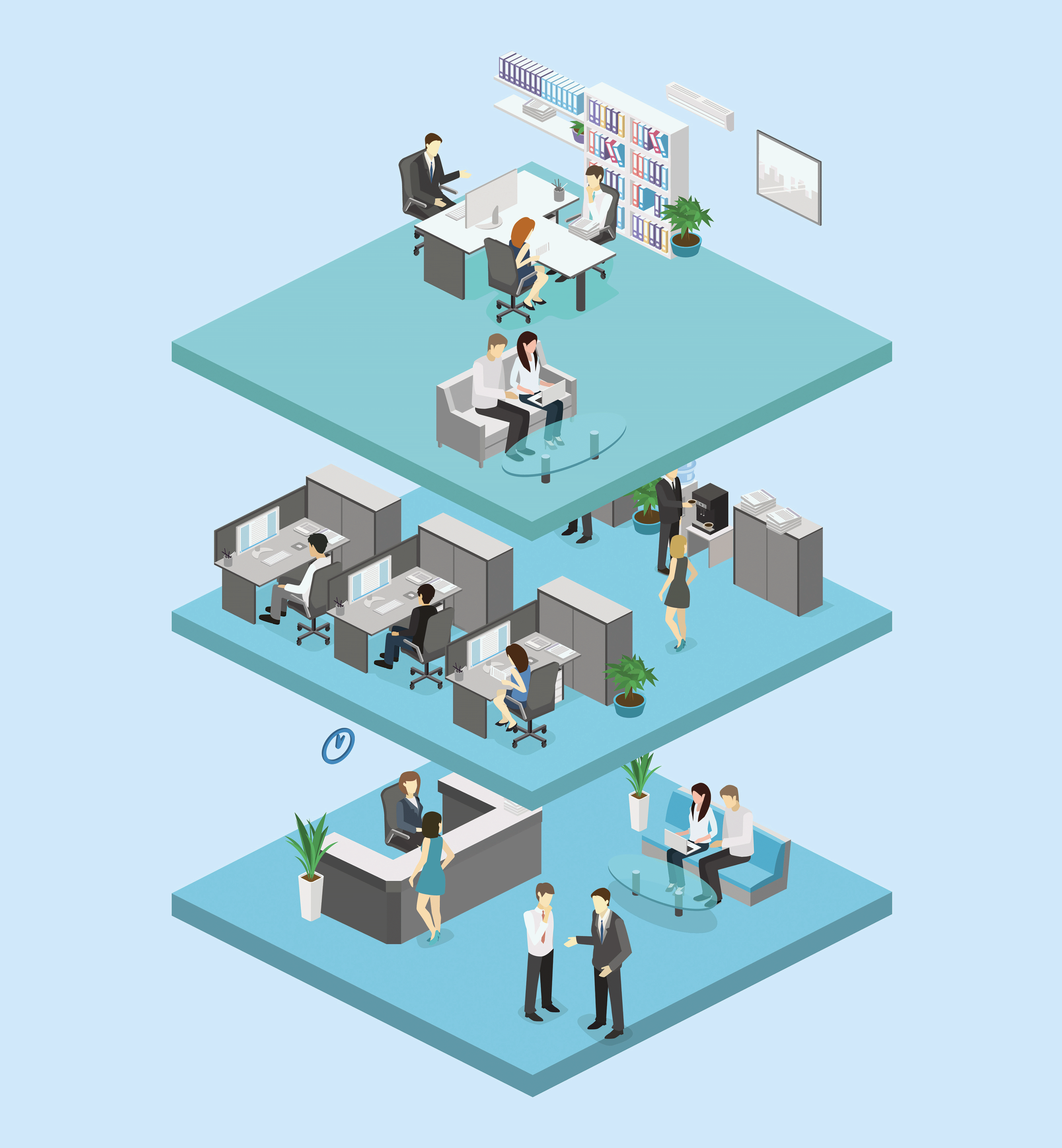 Internal office diagram