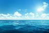 Horizon view of the sea