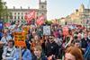 Strike protest Parliament Square