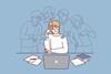 Office bullying illustration