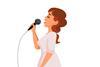 Singer illustration