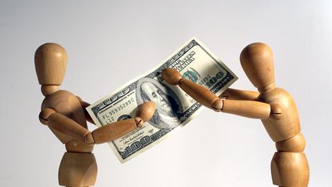 Fighting over money