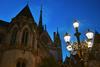 Royal Courts of Justice by night